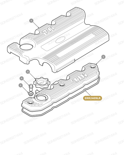 ERR2409LR GENUINE LAND ROVER - GASKET - VALVE ROCKER ARM COVER
