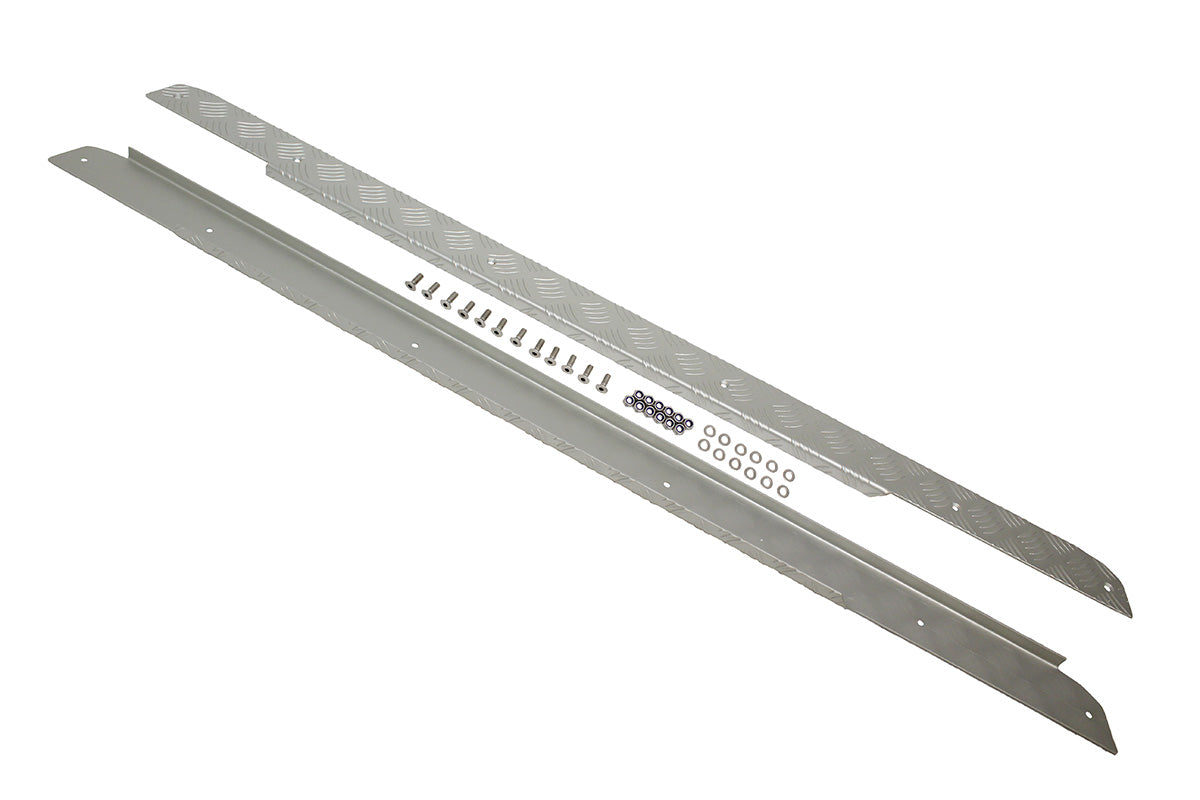TF8219 LAND ROVER - SIDE SILLS PAIR - SILVER - ALL DEF 90