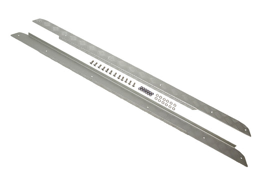 TF8219 LAND ROVER - SIDE SILLS PAIR - SILVER - ALL DEF 90