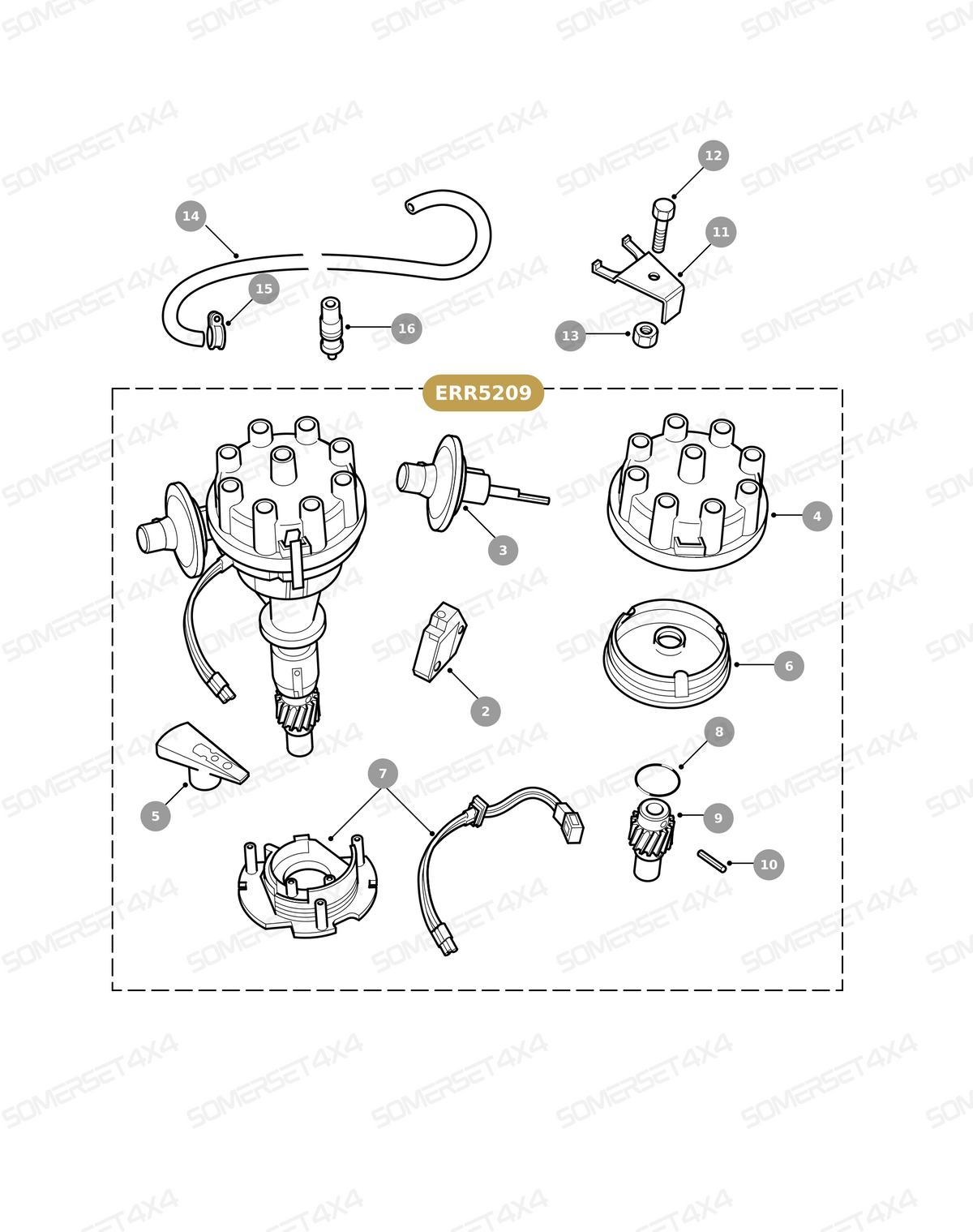 ERR5209 LAND ROVER - DISTRIBUTOR From ALLMAKES