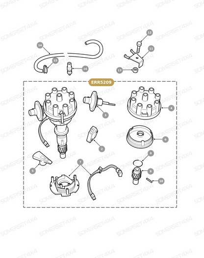 ERR5209 LAND ROVER - DISTRIBUTOR From ALLMAKES
