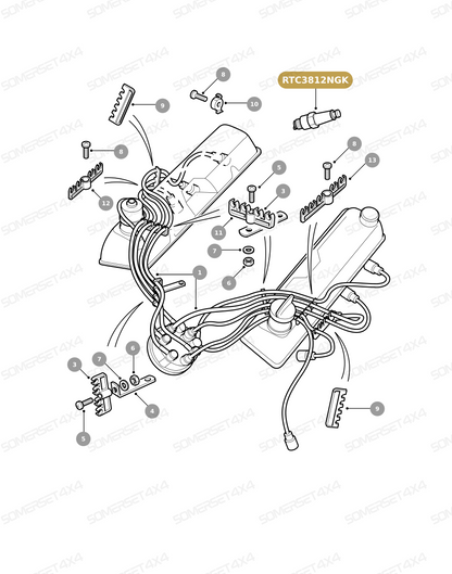 RTC3812NGK LAND ROVER - SPARK PLUG