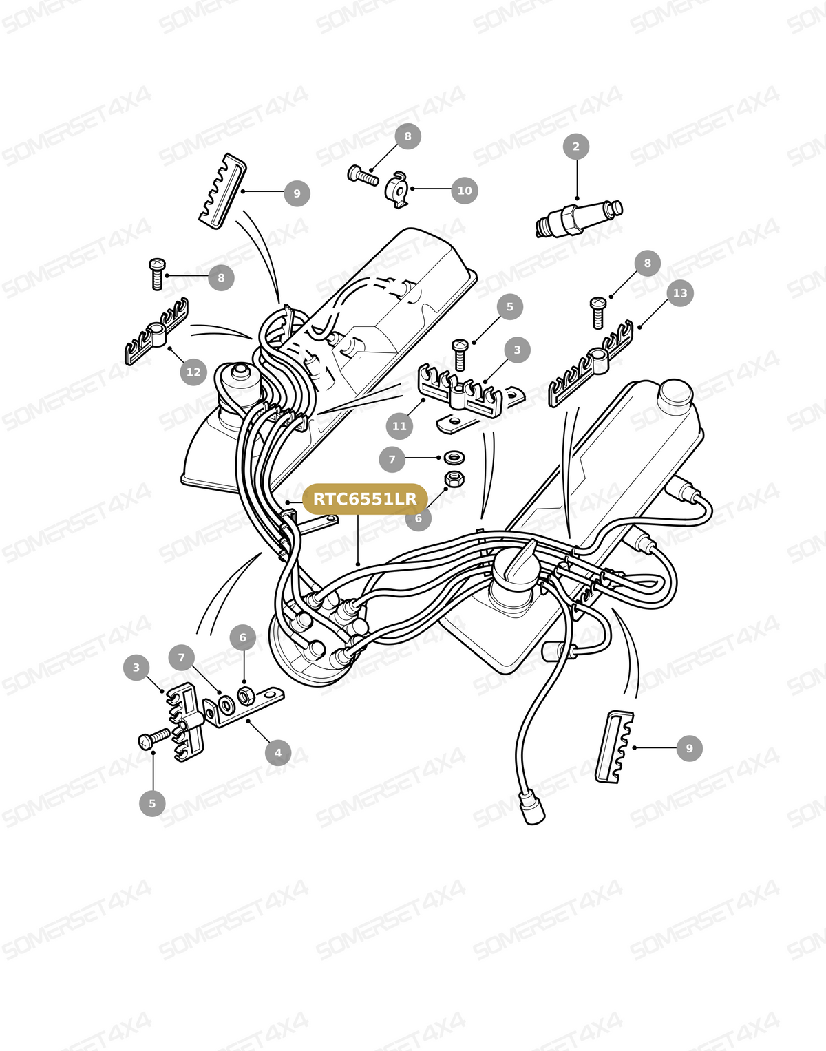 RTC6551LR GENUINE LAND ROVER - KIT - IGNITION WIRING