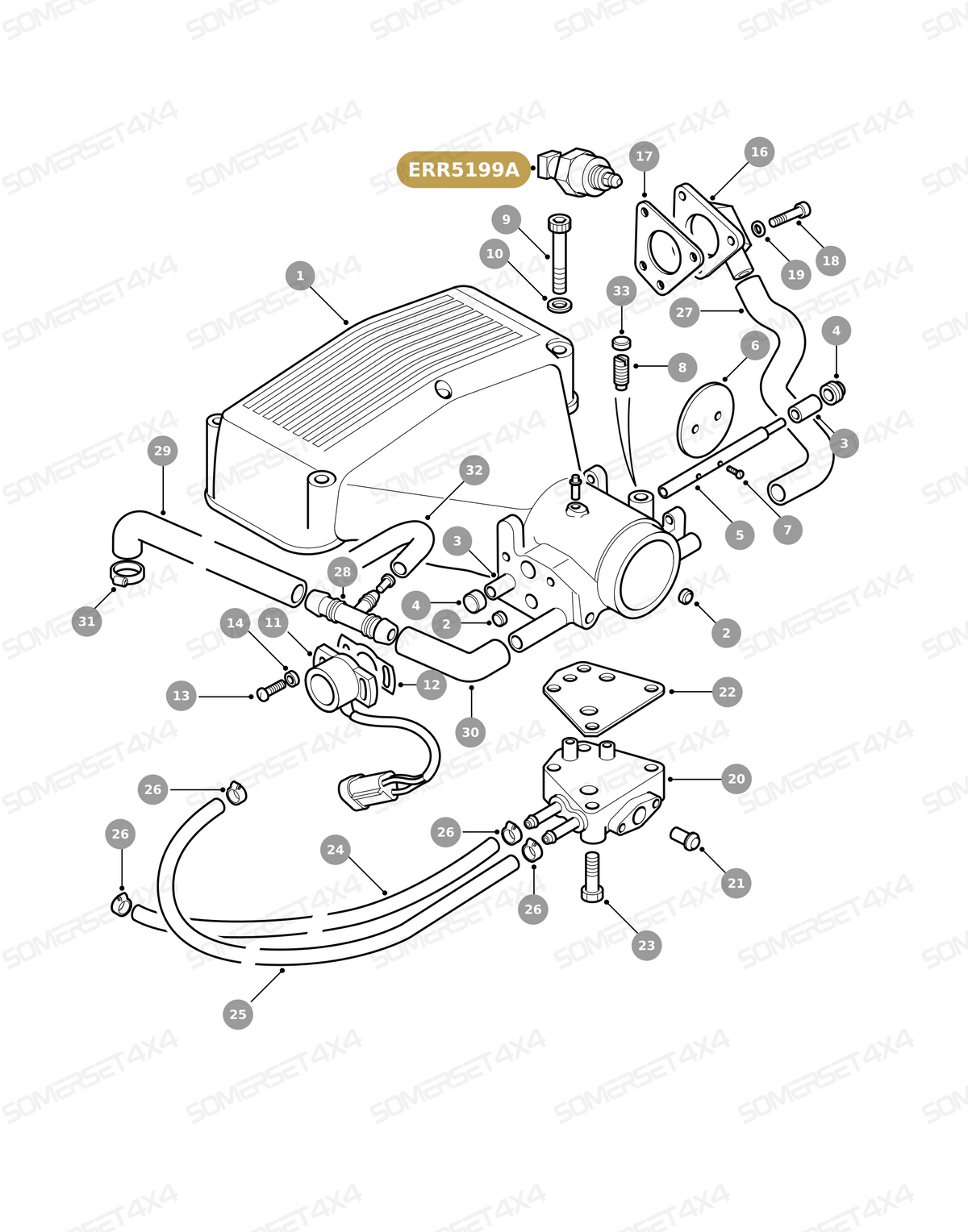 ERR5199A LAND ROVER - STEPPER MOTOR - MANIFOLD From AUTOTEC