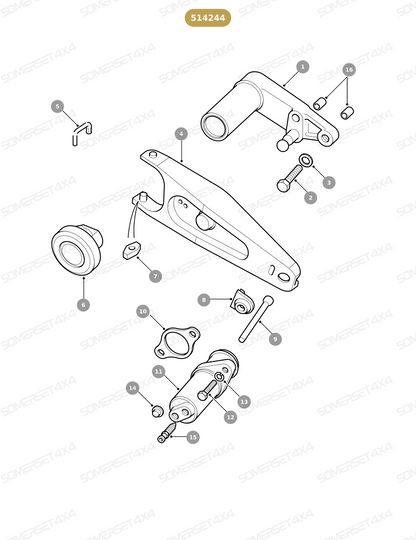 514244 LAND ROVER - SLAVE CYL REPAIR KIT From ALLMAKES