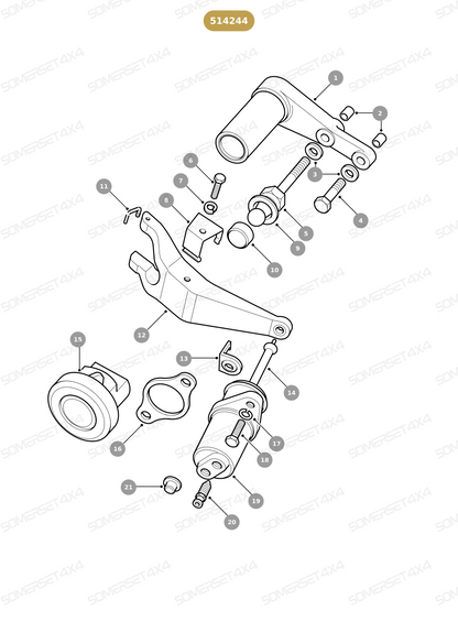 514244 LAND ROVER - SLAVE CYL REPAIR KIT From ALLMAKES