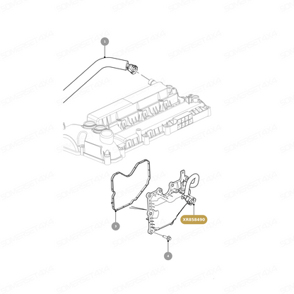 XR858490 GENUINE JAGUAR - SEPARATOR-OIL