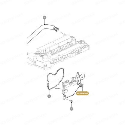 XR858490G JAGUAR - SEPARATOR-OIL From OEM