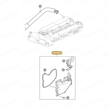 XR858490G JAGUAR - SEPARATOR-OIL From OEM