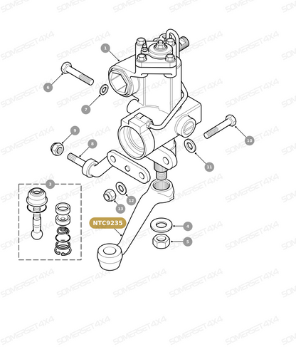 NTC9235 LAND ROVER - DROP ARM LHD From ALLMAKES