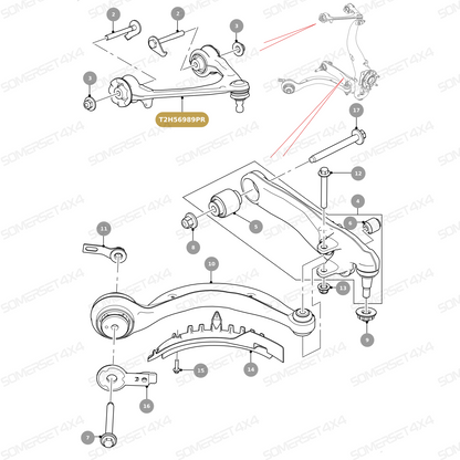 T2H56989PR JAGUAR - ARM-SUSPENSION From PROEVO+