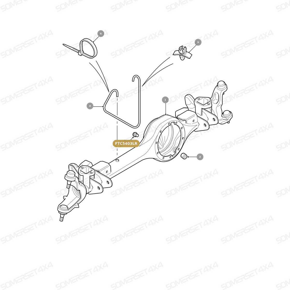 FTC5403LR GENUINE LAND ROVER - PLUG - OIL LEVEL INDICATOR