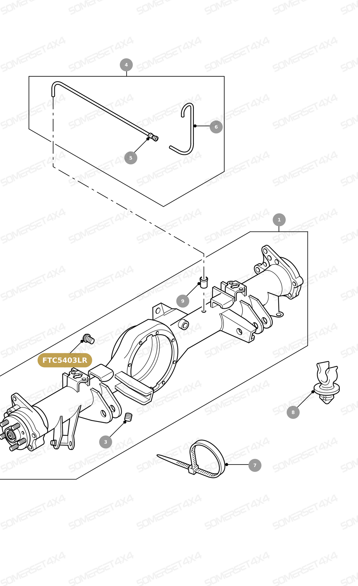 FTC5403LR GENUINE LAND ROVER - PLUG - OIL LEVEL INDICATOR
