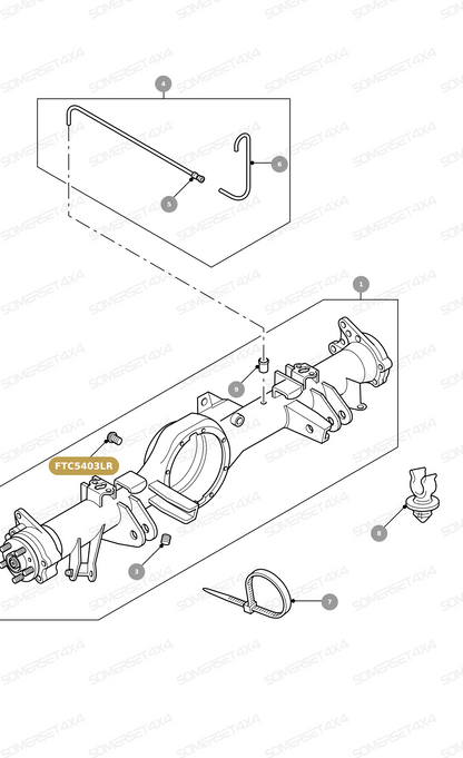 FTC5403LR GENUINE LAND ROVER - PLUG - OIL LEVEL INDICATOR