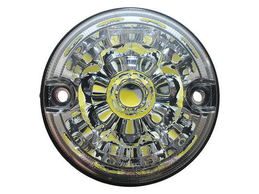 LR048189LEDCL LAND ROVER - 73mm clear LED side light for Defenders