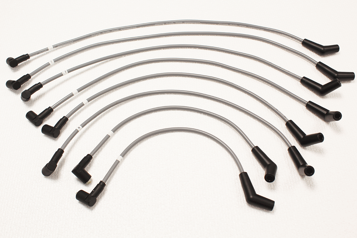GWS102 LAND ROVER - LEAD SET - IGNITION - GREY - 8MM - NUMBERED - V8 - Suitable for Discovery 2, Range Rover P38