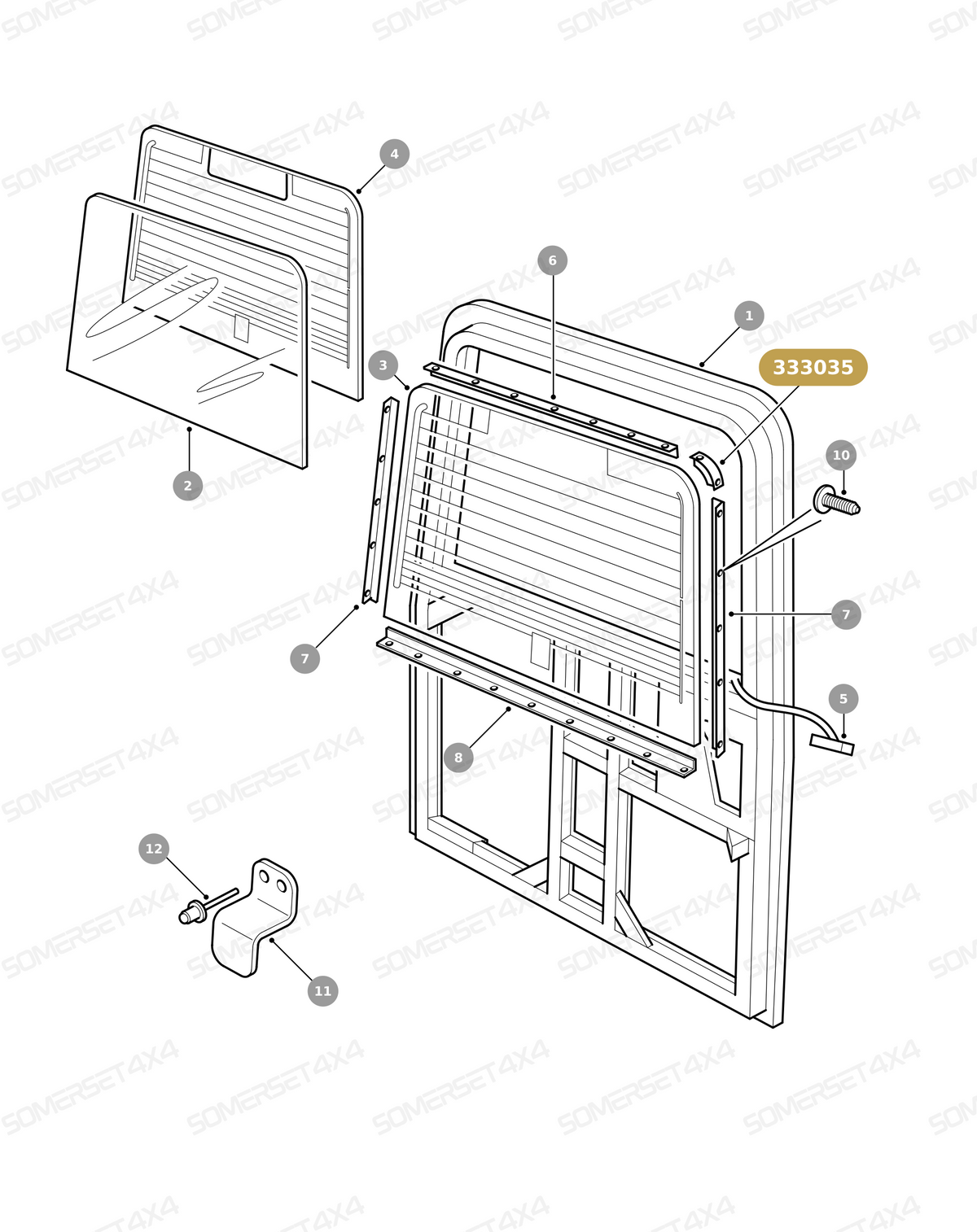 333035 LAND ROVER - RETAINER From ALLMAKES