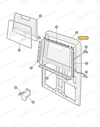 333035 LAND ROVER - RETAINER From ALLMAKES