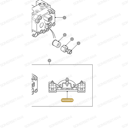 SWO500030 LAND ROVER - KIT - ABS MODULATOR - ABS - SWITCH ONLY From WABCO