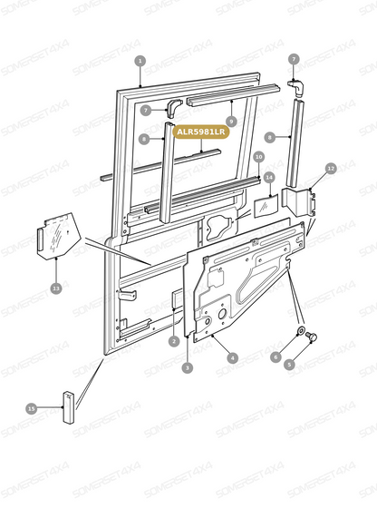 ALR5981LR GENUINE LAND ROVER - seal
