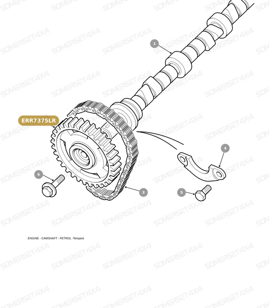 ERR7375LR GENUINE LAND ROVER - SPROCKET - CAMSHAFT