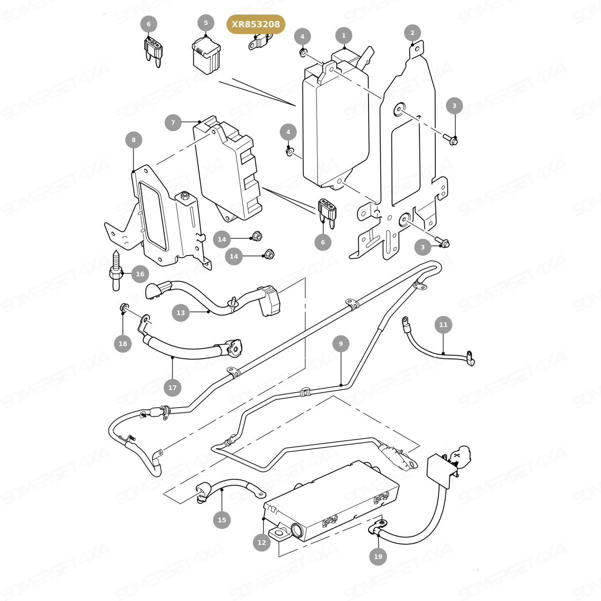 XR853208 GENUINE JAGUAR - FUSE