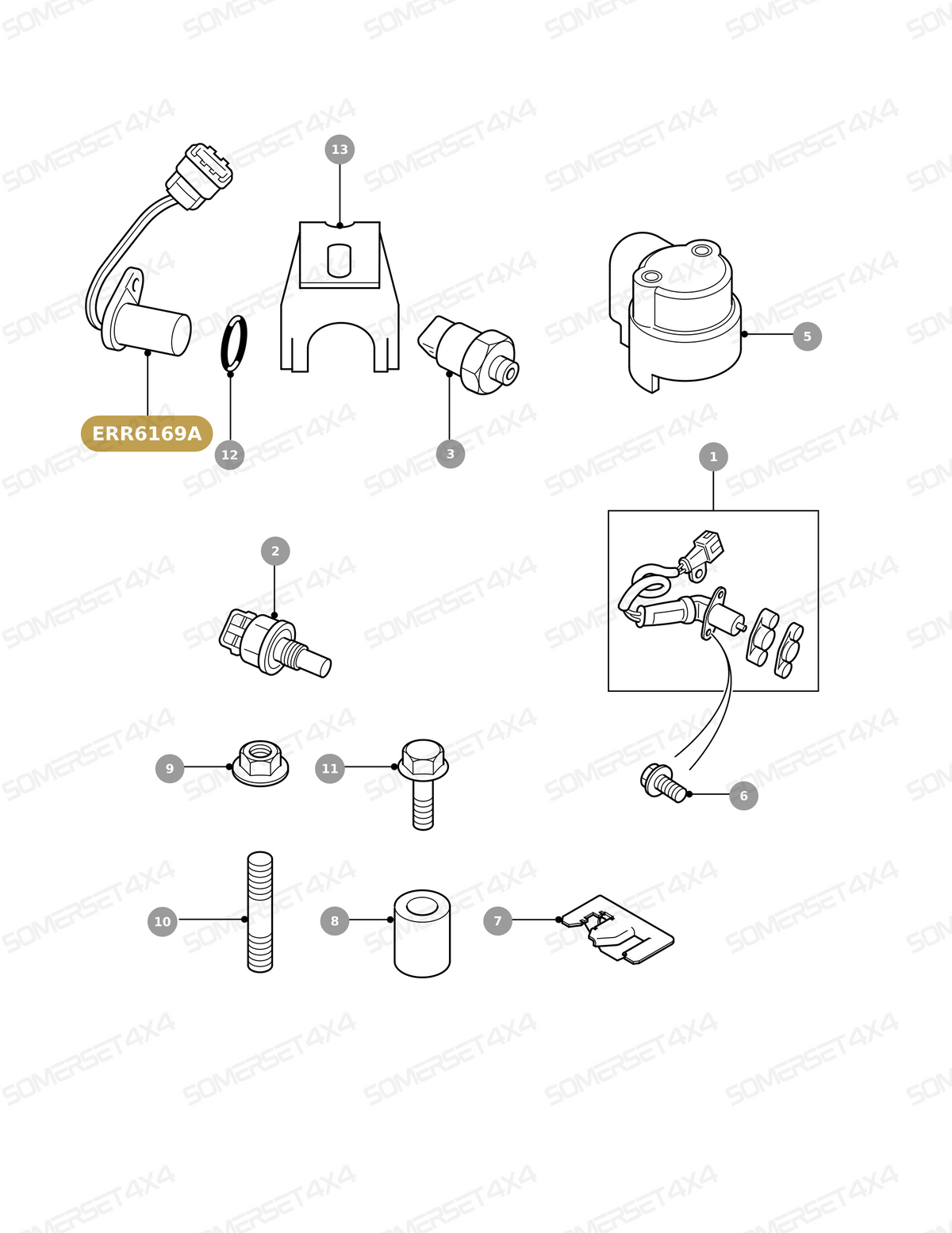 ERR6169A LAND ROVER - SENSOR - CAMSHAFT POSITION From AUTOTEC
