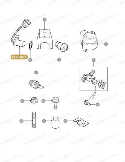 ERR6169A LAND ROVER - SENSOR - CAMSHAFT POSITION From AUTOTEC