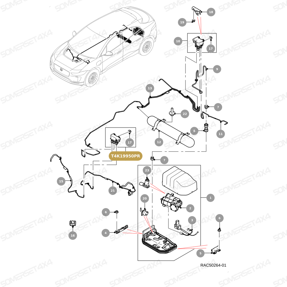 T4K19950PR JAGUAR - VALVE - LEVELING From PROEVO+