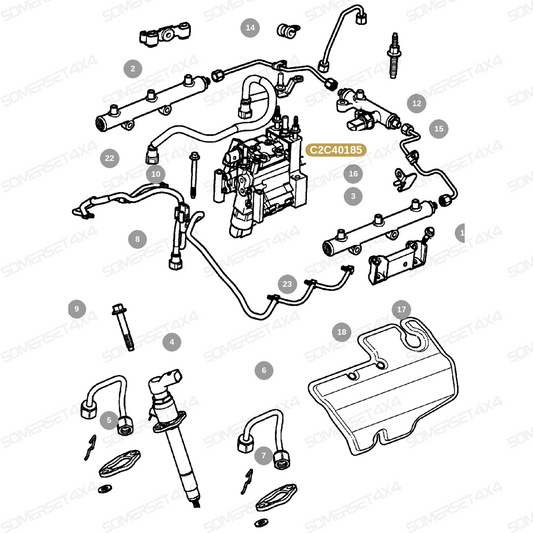 C2C40185 GENUINE JAGUAR - PUMP-FUEL