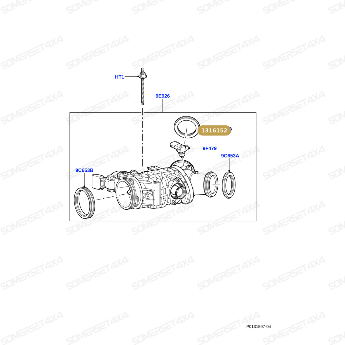 1316152 LAND ROVER - GASKET From ALLMAKES