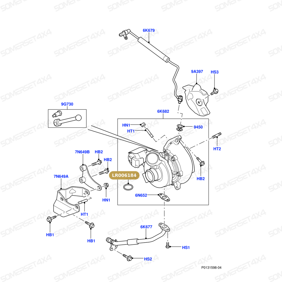 LR006184 LAND ROVER - O RING From ALLMAKES