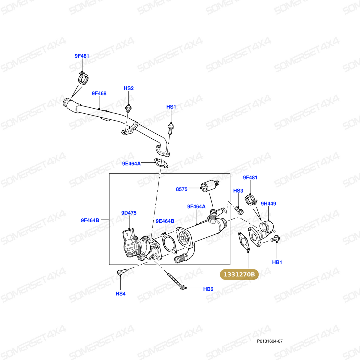 1331270B LAND ROVER - GASKET From ALLMAKES