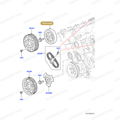1324342G LAND ROVER - HUB From OEM