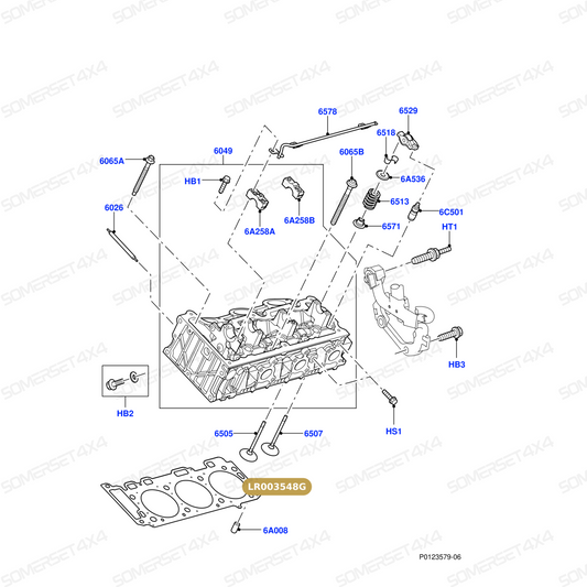 LR003548G LAND ROVER - GASKET - CYLINDER HEAD RH From ELRING