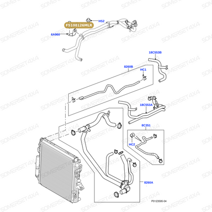 FS108126MLR GENUINE LAND ROVER - SCREW