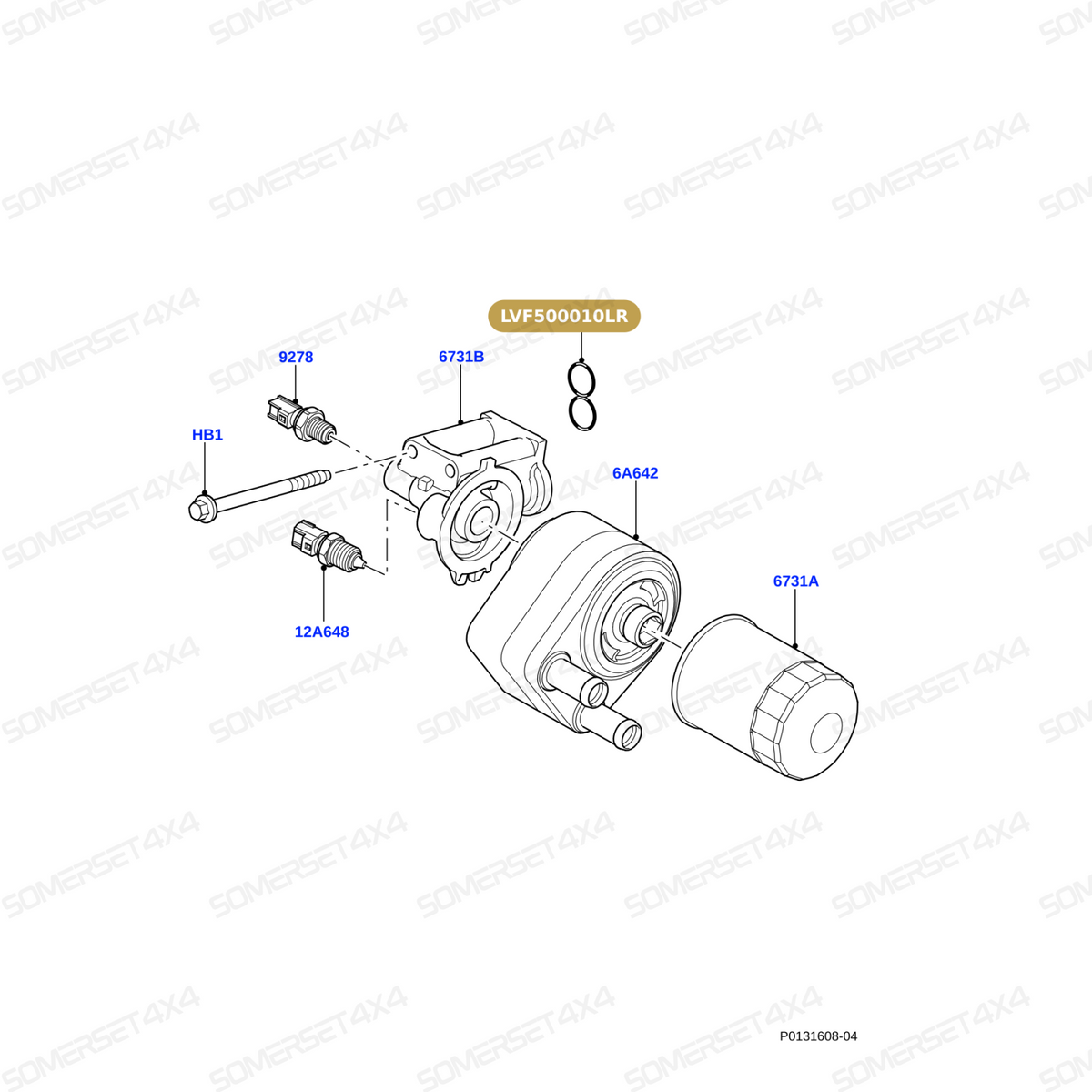 LVF500010LR GENUINE LAND ROVER - GASKET