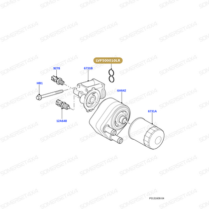 LVF500010LR GENUINE LAND ROVER - GASKET