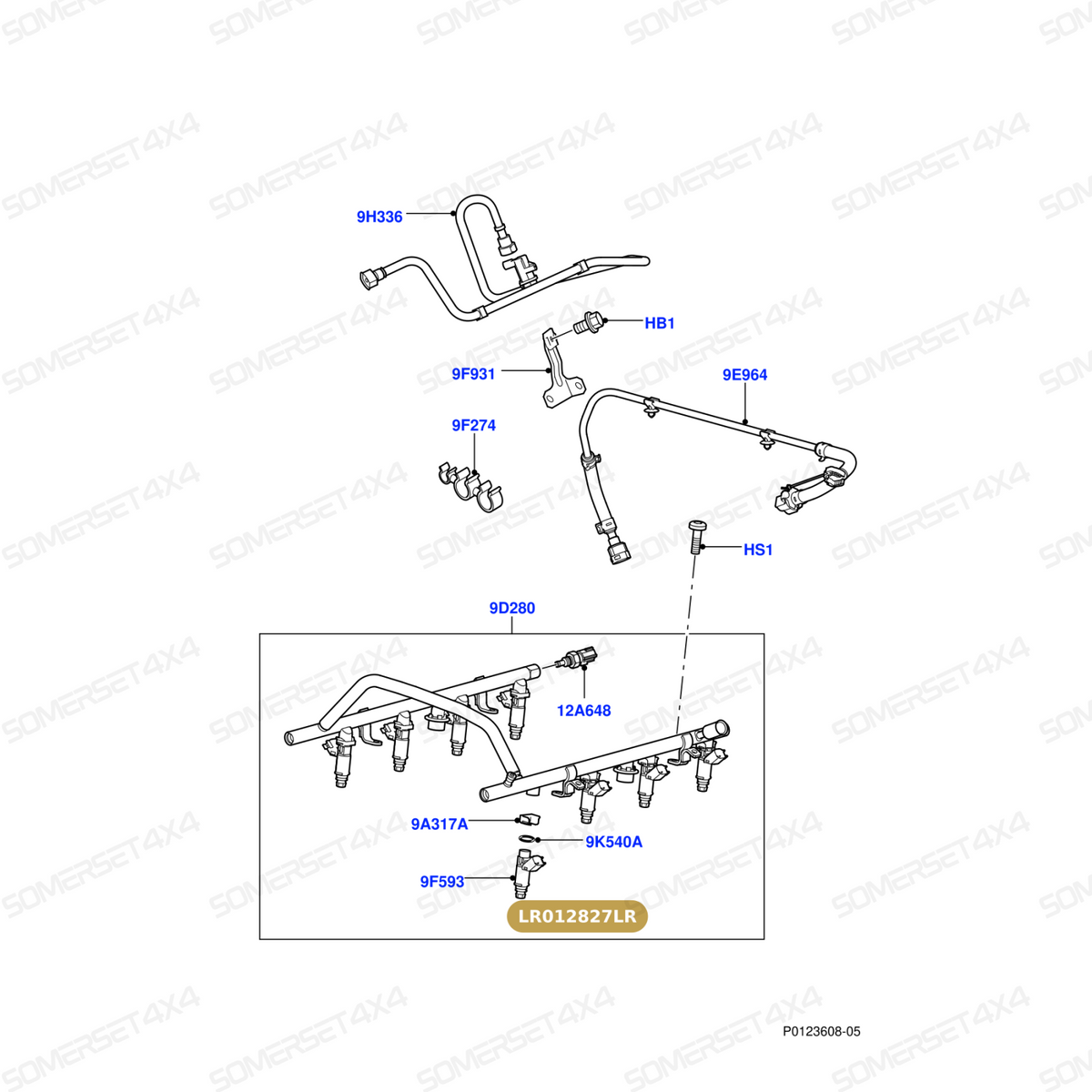 LR012827LR GENUINE LAND ROVER - SEAL