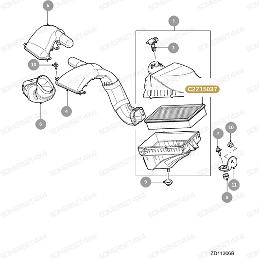 C2Z15037 GENUINE JAGUAR - FILTER