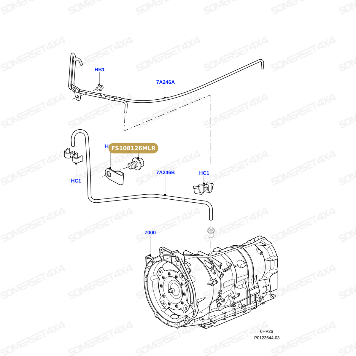 FS108126MLR GENUINE LAND ROVER - SCREW