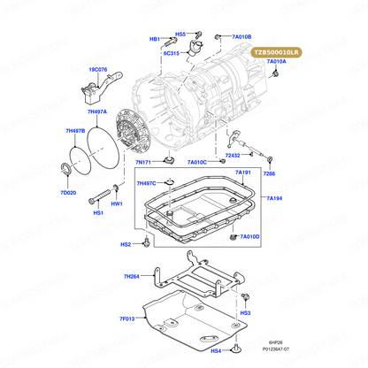 TZB500010LR GENUINE LAND ROVER - SEAL