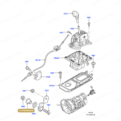 TZT500040LR GENUINE LAND ROVER - BUSH