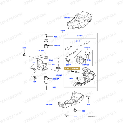 LR020590LR GENUINE LAND ROVER - KIT - COMPRESSOR OVERHAUL