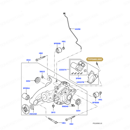 TYP500130Z GENUINE LAND ROVER - BOLT