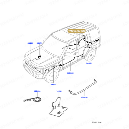 YMQ503220LR GENUINE LAND ROVER - WIRE - JUMPER