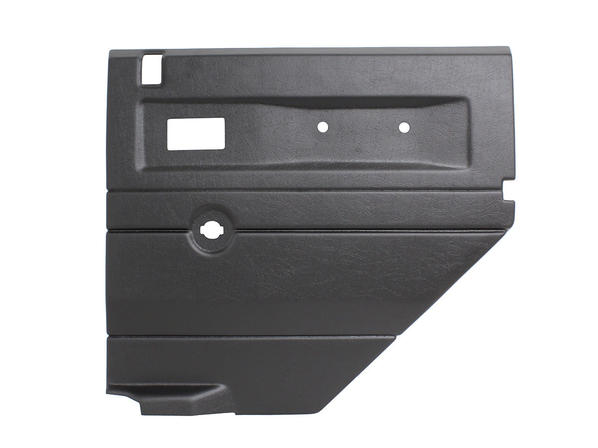 TF3362 BLACK RH PUSH BUTTON REAR DOOR CARD WITH