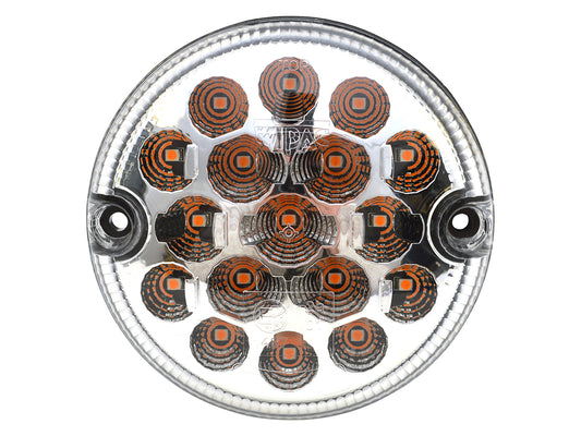 AMR6527LEDCL LAND ROVER - 95mm clear LED indicator for Defenders