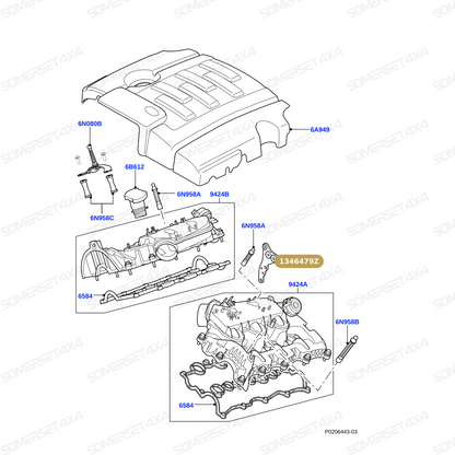 1346479Z GENUINE LAND ROVER - BRACKET
