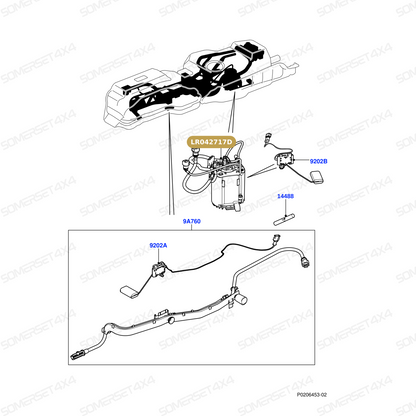 LR042717D LAND ROVER - MODULE - ENGINE FUEL From DELPHI